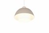 Beżowa lampa wisząca półokrągły klosz nowoczesna do loftowych wnętrz TILOS R36501943 RL